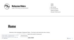 Desktop Screenshot of malaysian-riders.com